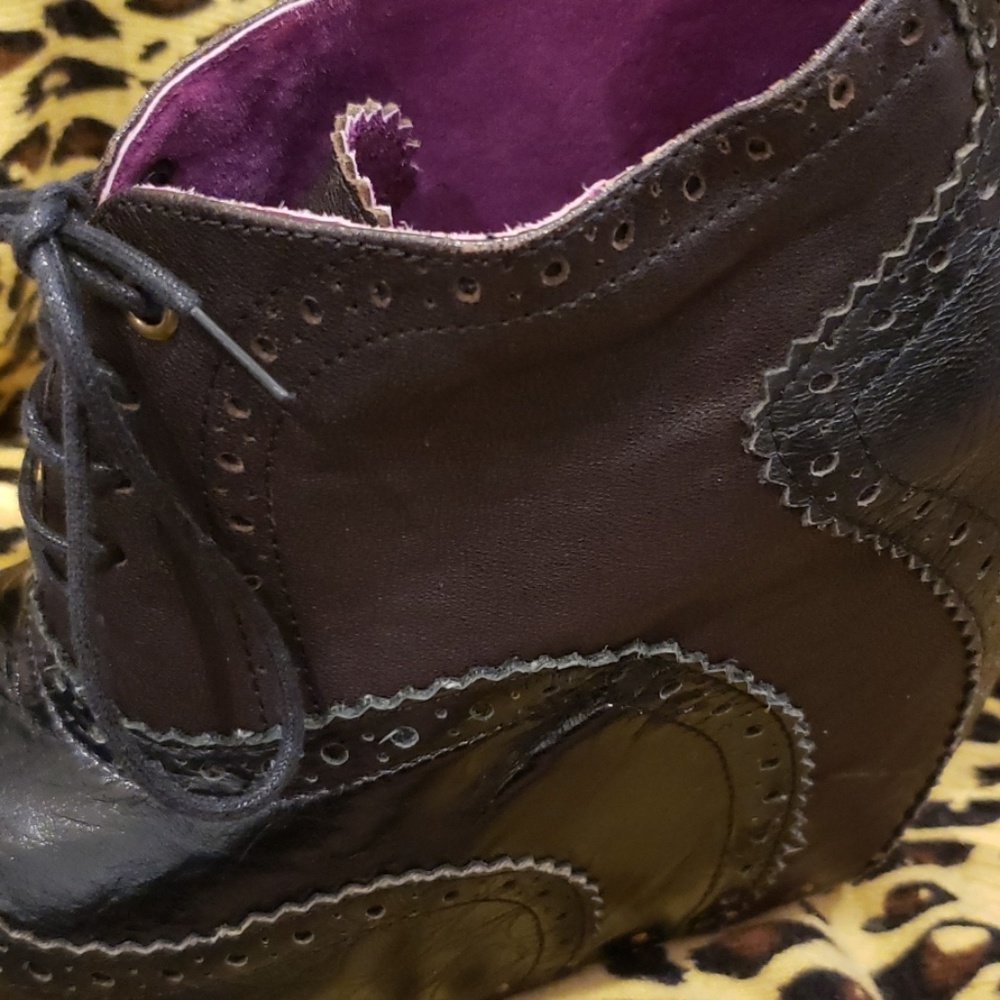 Poetic License Black wedge bootie - Picture 7 of 7
